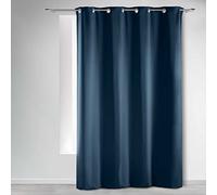 Douceur d'Intérieur, Tenda con occhielli (135 x 240 cm) Occult Navy, oscurante