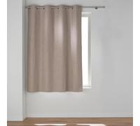 Douceur d'Intérieur, Tenda con occhielli (140 x 180 cm) Crepuscolo lino, 100% oscurante Chambray tinta unita