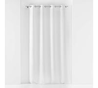 Douceur d'Intérieur, Tenda con occhielli, 140 x 240 cm, colore: Bianco