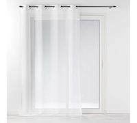 Douceur d'Intérieur Tenda con occhielli, 140 x 240 cm, colore: Bianco