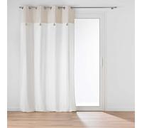 Douceur d'Intérieur, Tenda con occhielli (140 x 240 cm) Milano, cotone/poliestere con top