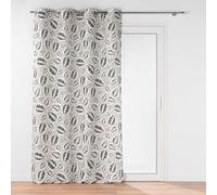 Douceur d'Intérieur, tenda con occhielli (140 x 260 cm) Alma, nero, policotone stampato