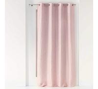 Douceur d'Intérieur, tenda con occhielli, 140 x 260 cm, in poliestere stampato metallizzato, colore: rosa/oro