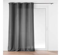 Douceur d'Intérieur, Tenda con occhielli (140 x 280 cm) Soline Beton, poliestere tinta unita