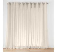 Douceur d'Intérieur, Tenda con occhielli (400 x 240 cm) Carlino lino Tessuto in voile
