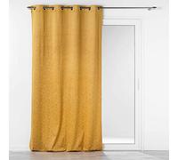 Douceur d'Intérieur, Tenda con occhielli ad acquerello, 135 x 240 cm, colore: Giallo