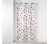 Douceur d'Intérieur, Tenda con occhielli, in voile, 140 x 240 cm, colore: Rosso sabbiato