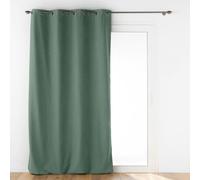 Douceur d'Intérieur, Tenda isolante, occhielli, 140 x 260 cm, Giove, Cedro | Isolante termico, moderno, facile da installare con 8 anelli, facile da pulire, decorazione per soggiorno e camera da letto