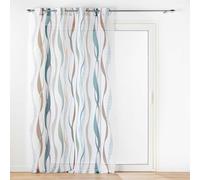 Douceur d'Intérieur, tenda trasparente con occhielli (140 x 280 cm) Lisana, tulle sabbiato stampato