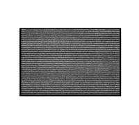 Douceur d'Intérieur Toscan Tappeto Rettangolare, 80 x 120 cm, Antipolvere e Raschietto, Nero e Grigio