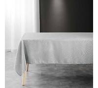 Douceur d'Intérieur, Tovaglia rettangolare, 140 x 240 cm, Lolly, grigio, jacquard