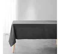 Douceur d'Intérieur Tovaglia rettangolare 140 x 240 cm Mistraline antracite cotone riciclato
