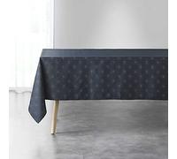 Douceur d'Intérieur Tovaglia rettangolare blu navy oro stelle 140 x 240 cm