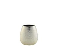 Douceur d'Intérieur Trésor Bicchiere Diametro 9.4 x 9.6 cm, gres, Tinta Unita Metallizzata