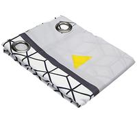 douceur d'Intérieur Yellow Mix Tenda a Occhielli Poliestere Stampato 260 x 140 x 0,1 cm