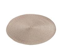 douceur d'Intérieur Zebulon, set di tavolo, plastica, Plastica, grigio, 35 x 35 cm