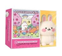 Douceurs d'été Cozy calin: Avec 1 livre de coloriage et 1 une peluche lapin