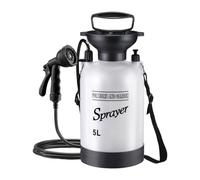 Douche Manuelle Portable - Pour Camping, Randonnée, Plage, Voyage | Pompe À Douche Avec Pulvérisateur Laver Voiture, Arroser Pianti, Soins Animaux, Léger Et Adattabile Estérieur, 5L/8L