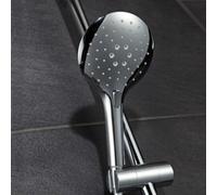 Douchette à main design HSK AquaSwitch ronde, sans flexible de douche, chromée, 1100169, 1100169