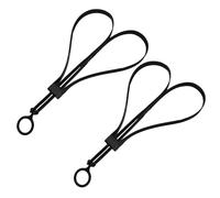 DOUDINGMAO 2lots - Fascetta stringicavo in nylon, riutilizzabile, regolabile, da viaggio, per attività all'aperto e fotografia