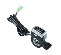 DOUDINGMAO Impugnatura ergonomica per il pollice per un controllo preciso della velocità e indicatori di potenza in biciclette Mountain Bike aggiornata per bici elettrica acceleratore a pollice