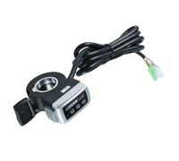 DOUDINGMAO Impugnatura ergonomica per il pollice per un controllo preciso della velocità e indicatori di potenza in biciclette Mountain Bike aggiornata per bici elettrica acceleratore a pollice