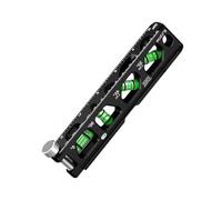 DOUDINGMAO Livelli magnetici di spirito di alta precisione 2,5"/6"/9" della lega di alluminio dello strumento 4 della costruzione delle fiale del doppio della scala V scanalata