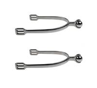 DOUDINGMAO Sperone equestre in acciaio inox di alta qualità con montaggio curvo per una migliore presa e speroni professionali da ciclismo maschile