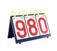 DOUDINGMAO Sport riutilizzabili che capovolgono la progettazione impermeabile dei tabelloni segnapunti del contatore per pallavolo Tennis Box Corrispondenze Coaching Attrezzatura portatile Flipping