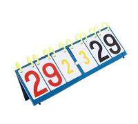 DOUDINGMAO Sport riutilizzabili che capovolgono la progettazione impermeabile dei tabelloni segnapunti del contatore per pallavolo Tennis Box Corrispondenze Coaching Attrezzatura portatile Flipping