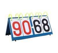 DOUDINGMAO Sport riutilizzabili che capovolgono la progettazione impermeabile dei tabelloni segnapunti del contatore per pallavolo Tennis Box Corrispondenze Coaching Attrezzatura portatile Flipping