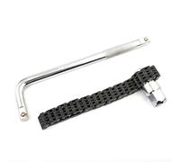 DOUDINGMAO Strumento di rimozione della chiave del motore a doppia catena per auto camion Wide Fit durevole strumento di costruzione in acciaio