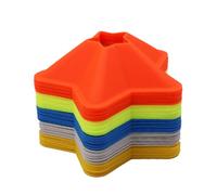 DOUDINGMAO Strumento di sviluppo delle abilità di calcio Marcatori di formazione a forma di stella coni resistenti alle intemperie per agilità Speed Drill Dischi di allenamento multiuso