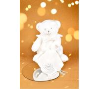 DOUDOU 25 ANNI - Orso bianco Pantino con peluche fazzoletto