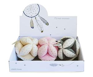 DOUDOU ET COMPAGNIE - ATTRAPE-Reve - Palline sensoriali Avec alte assortite - 15 cm