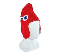 Doudou et Compagnie - Cappello Phryge Mascotte ufficiale dei Giochi Olimpici e Paralimpici di Parigi 2024 - Rosso - Dimensione L - Per gli adulti - JO2432