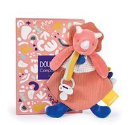 Doudou et Compagnie - Cravatta per ciuccio Dinosauro - Doudou Dino - Terracotta - 23 cm - Les CalINOSAURES - DC3944
