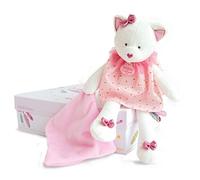 Doudou et Compagnie DC3546 ATTRAP-REVE - Marionette cat, con coperta, rosa