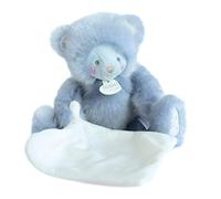 Doudou et Compagnie DC3553 TROP MIMI - Orso blu con fazzoletto, blu