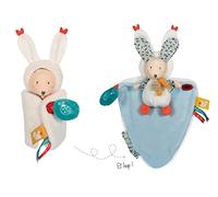 Doudou et Compagnie – Doudou coniglietto Papillote DC3953 – Bianco 25 cm