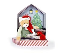 Doudou et Compagnie - Doudou Farceur Cotillon - Peluche per bambini fin dalla nascita - 27 cm - Scatola regalo - Idea Regalo Avvento Natale Lutin Farlone - Garanzia Doudou Perso - DC4255