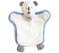 Doudou et Compagnie - Doudou Marionetta a mano rinoceronte - 25 cm - blu - DC3615
