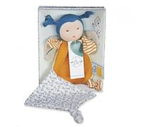 Doudou et Compagnie (DOUDX) POLLEN L'ABEILLE BIO - Panno con catena a ciuccio