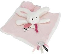 Doudou et Compagnie Happy Blush DC3744 Coperta neonati, Doudou, Pompon Rose, 25 cm