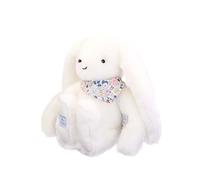 Doudou et Compagnie LAPIN FLEURETTE - Bianco 35 cm