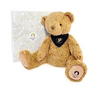 Doudou et Compagnie- Licence Jo Paris 2024 Giochi Olimpici e Paralimpici Parigi 2024-ORSO, Colore Orso Marrone Premium-Bandana, 37 cm, JO2452