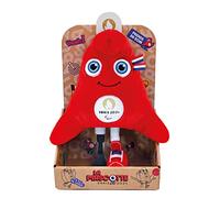 Doudou et Compagnie- Licence Jo Paris 2024 Phryge, Bonnet phrygien Mascotte para 28 CM-Display, Colore Rosso, 28, JO2501
