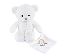 Doudou et Compagnie - Licenza JO Paris 2024 Giochi Olimpici e Paralimpici 2024-Orso, JO2448, Orso Bianco Doudou, 25 cm