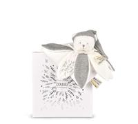 DOUDOU ET COMPAGNIE - Orso d'argento da collezione ultra morbido, in peluche, edizione limitata di 25 anni, elegante tessuto ricamato