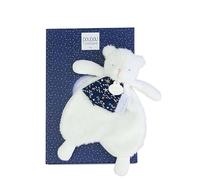 Doudou et Compagnie - Orso Doudou chiaro di luna - Peluche ultra morbido bianco - brilla al buio - per neonati dalla nascita - idea regalo lenitivo e luminoso - DC4316